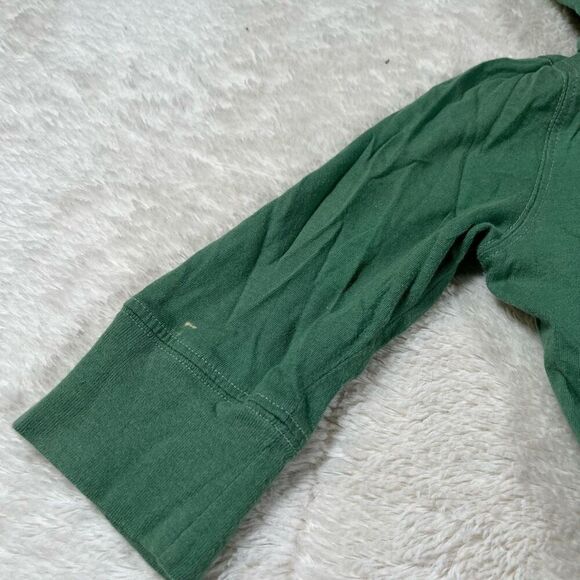 Vintage Y2K Hollister Lightweight V Neck Hoodie 1/2 Sleeve Sweatshirt - Picture 4 of 7